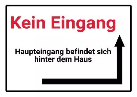 Warnschild Warnung - Zutritt verboten Kein Eingang Bild