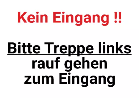 Warnschild Warnung - Zutritt verboten Kein Eingang! Bild